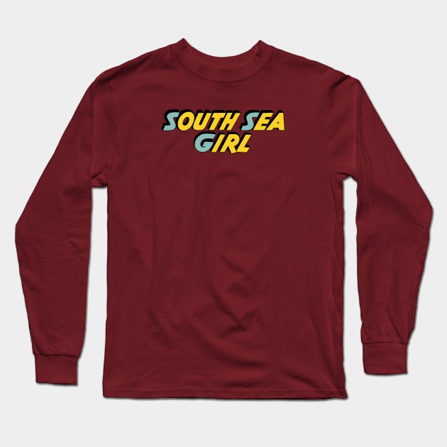 South Sea Girl Long Sleeve T-Shirt by CoverTales